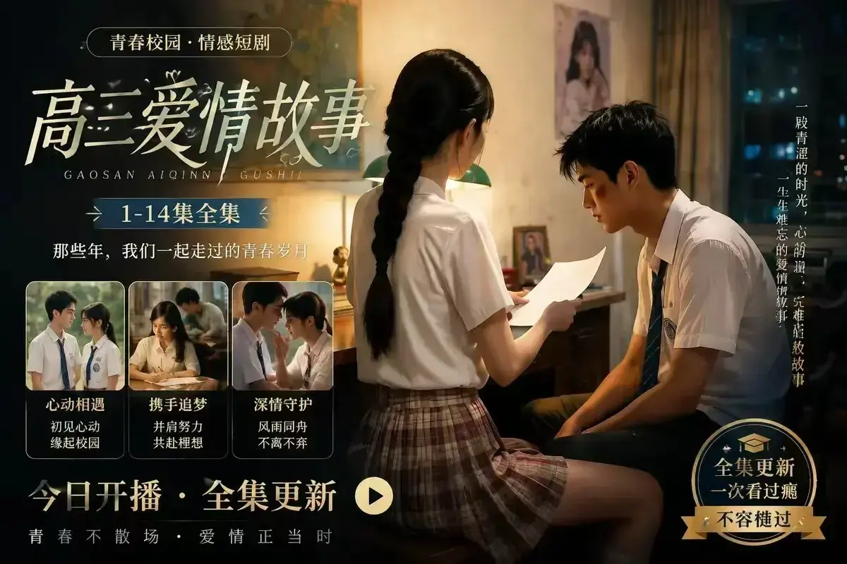 《B中爱情故事》AI短剧误会篇未删减完整版 - 4KHDR画质百度网盘在线秒存 - AI短剧天花板高清观看每集都戳心