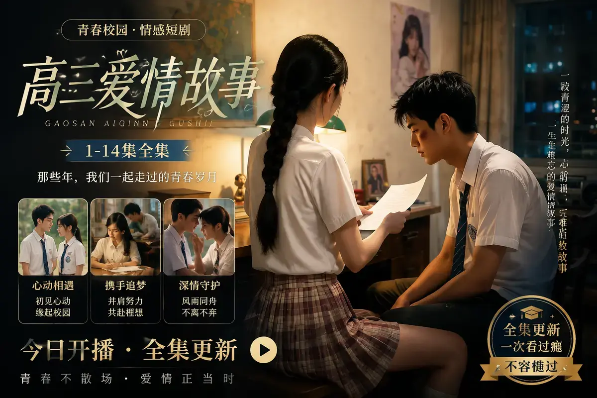 《高三爱情故事》资源下载-高清全集免费在线观看不卡顿-AI短剧高三爱情故事HD中字完整版
